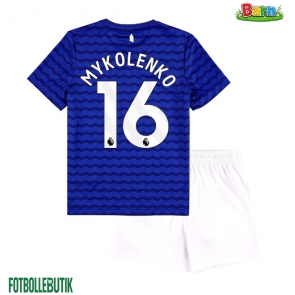 Everton Vitaliy Mykolenko #16 Hemmaställ Barn 2025-26 Kortärmad (+ Korta byxor)